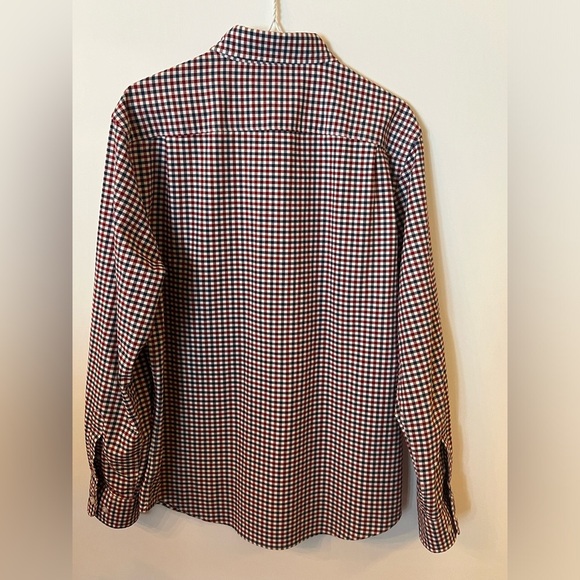 HAWKER RYE “SLIM” FIT STRETCH OXFORD LONG SLEEVE SHIRT.  SIZE LARGE. - Picture 4 of 5